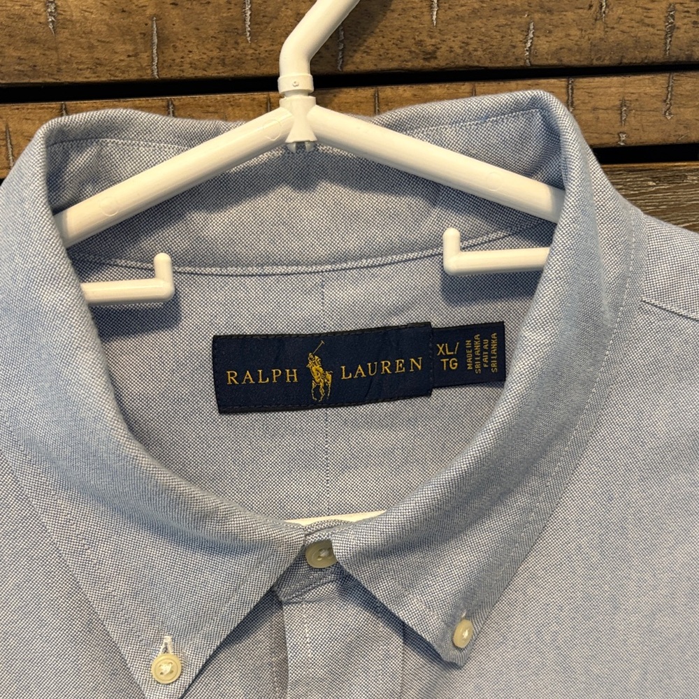 Ralph Lauren Men's XL Blue Button Down Shirt - Picture 2 of 7